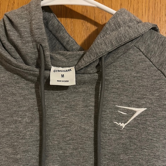 Men’s light grey gymshark sweatshirt. Barely worn - Picture 2 of 3